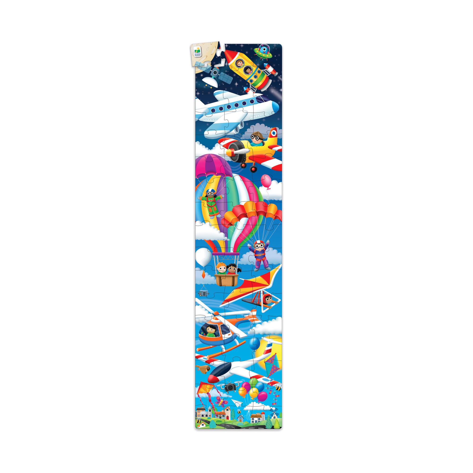 Long & Tall Puzzle - Up In the Air: 50+ Pcs